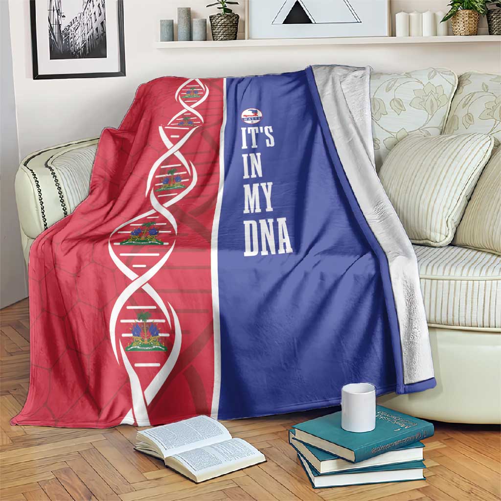 Afro-Haiti Football Blanket It's In My DNA - Wonder Print Shop
