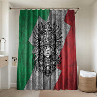 Mexico Aztec Warrior Goddess Bathroom Set Aztec Tribal Skull Tricolor Armor