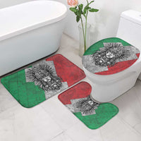 Mexico Aztec Warrior Goddess Bathroom Set Aztec Tribal Skull Tricolor Armor