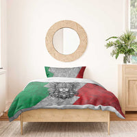Mexico Aztec Warrior Goddess Bedding Set Aztec Tribal Skull Tricolor Armor
