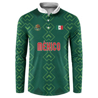 Custom Mexico Football Button Sweatshirt Go Champions Mexico