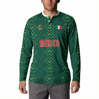 Custom Mexico Football Button Sweatshirt Go Champions Mexico