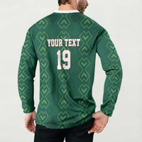 Custom Mexico Football Button Sweatshirt Go Champions Mexico
