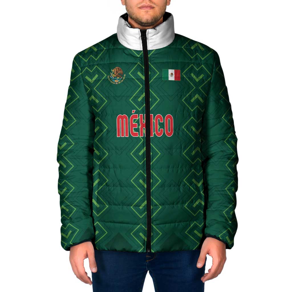 Custom Mexico Football Padded Jacket Go Champions Mexico
