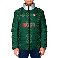 Custom Mexico Football Padded Jacket Go Champions Mexico
