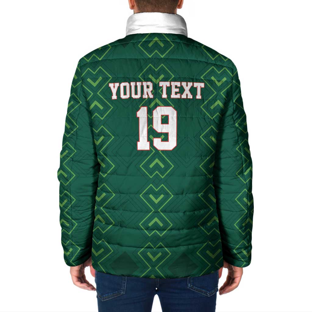 Custom Mexico Football Padded Jacket Go Champions Mexico