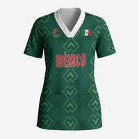 Custom Mexico Football Scrub Top Go Champions Mexico