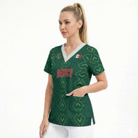 Custom Mexico Football Scrub Top Go Champions Mexico