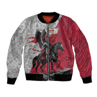 Poland Winged Hussar Warrior Bomber Jacket Polska Flag Armor Spirit