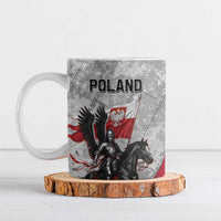 Poland Winged Hussar Warrior Ceramic Mug Polska Flag Armor Spirit
