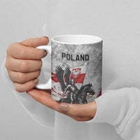 Poland Winged Hussar Warrior Ceramic Mug Polska Flag Armor Spirit