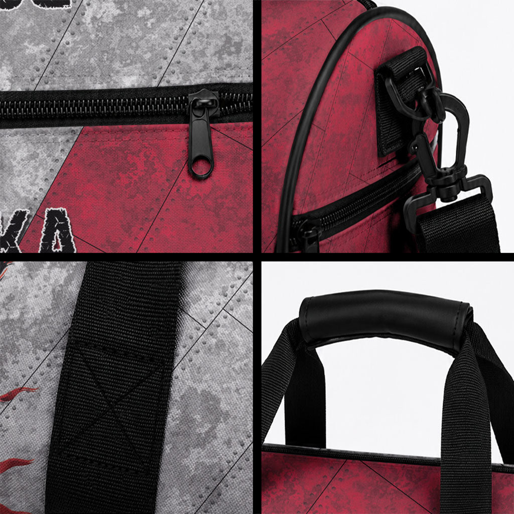 Poland Winged Hussar Warrior Duffle Bag Polska Flag Armor Spirit