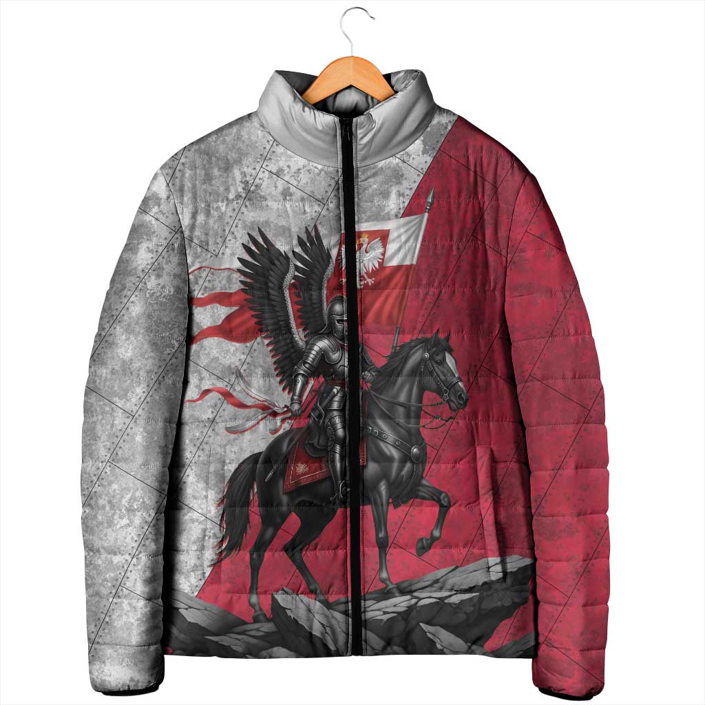 Poland Winged Hussar Warrior Padded Jacket Polska Flag Armor Spirit