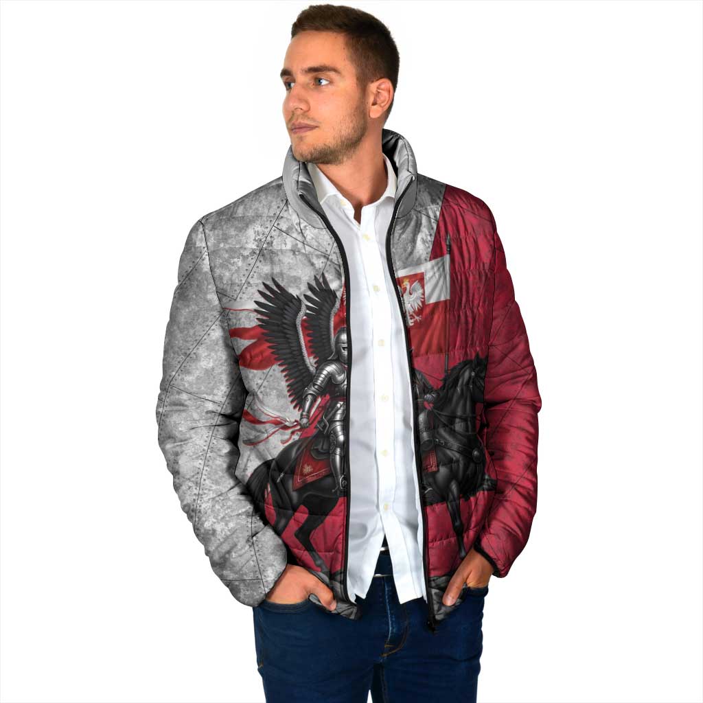 Poland Winged Hussar Warrior Padded Jacket Polska Flag Armor Spirit