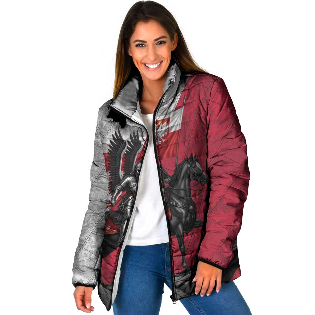 Poland Winged Hussar Warrior Padded Jacket Polska Flag Armor Spirit