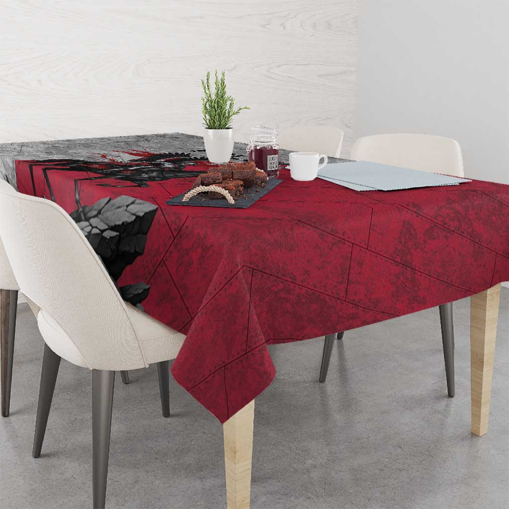 Poland Winged Hussar Warrior Tablecloth Polska Flag Armor Spirit