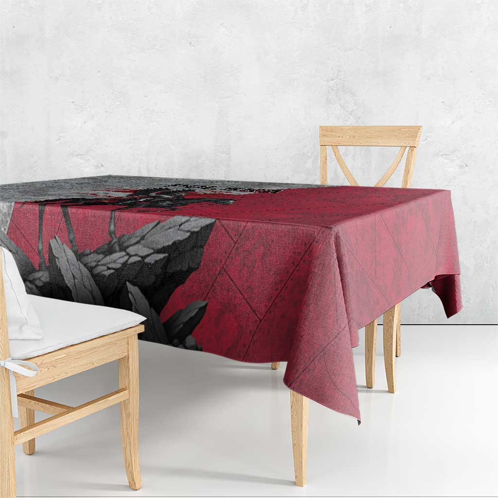 Poland Winged Hussar Warrior Tablecloth Polska Flag Armor Spirit