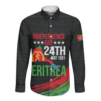 Eritrea Independence Day 1991 Long Sleeve Button Shirt Honor Freedom Unity Resilience