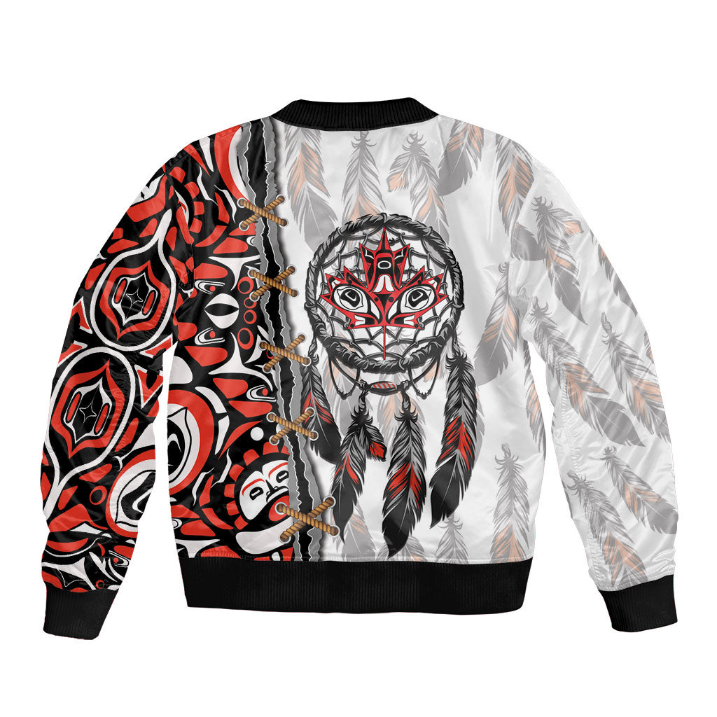 Canada National Indigenous Peoples Day Bomber Jacket Dreamcatcher First Nations Heritage Pride