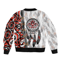 Canada National Indigenous Peoples Day Bomber Jacket Dreamcatcher First Nations Heritage Pride