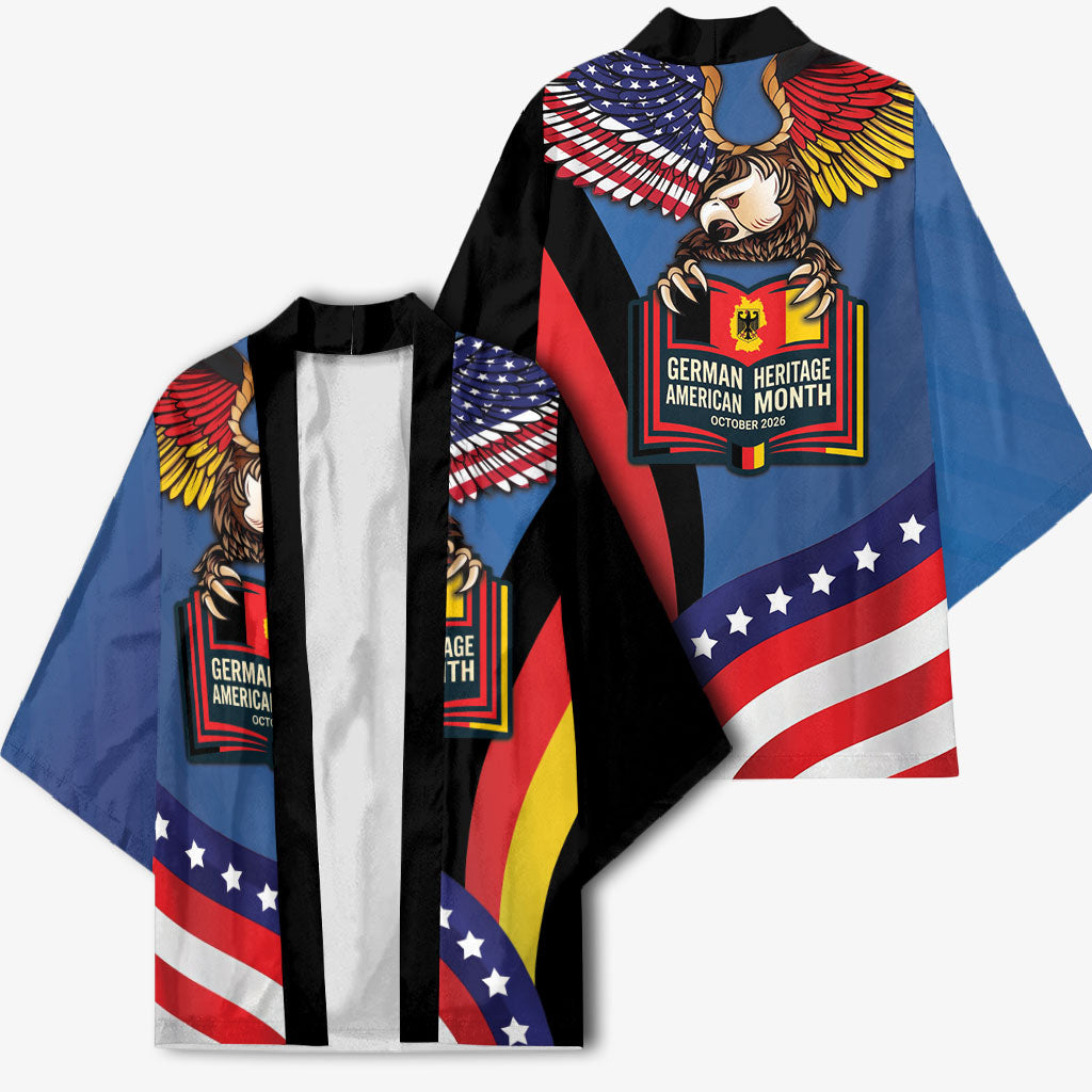 German American Heritage Month Kimono German Roots American Wings