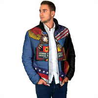 German American Heritage Month Padded Jacket German Roots American Wings