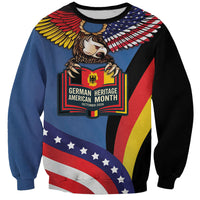 German American Heritage Month Sweatshirt German Roots American Wings
