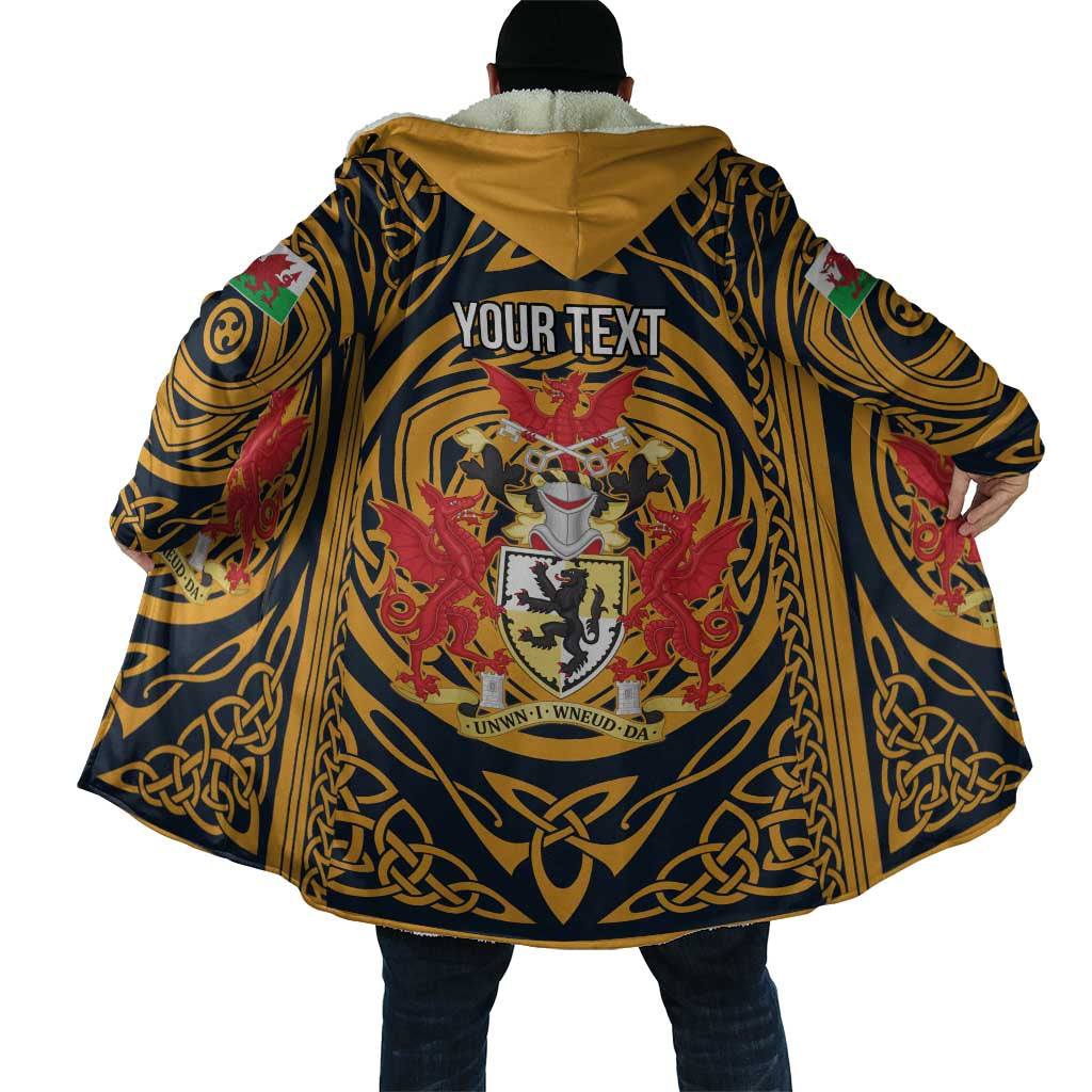 Personalized Denbighshire Wales Cloak Coat Of Arms Celtic Style - Wonder Print Shop