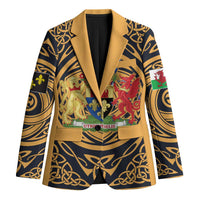 Personalized Monmouthshire Wales Blazer Coat Of Arms Celtic Style - Wonder Print Shop