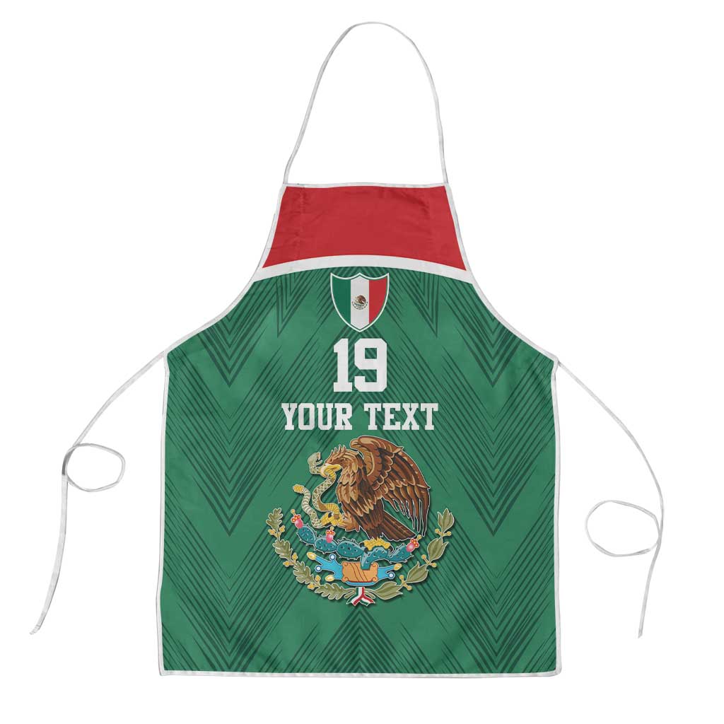 Custom Mexico Football Apron El Tricolor World Cup Style - Wonder Print Shop