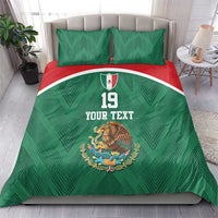 Custom Mexico Football Bedding Set El Tricolor World Cup Style - Wonder Print Shop