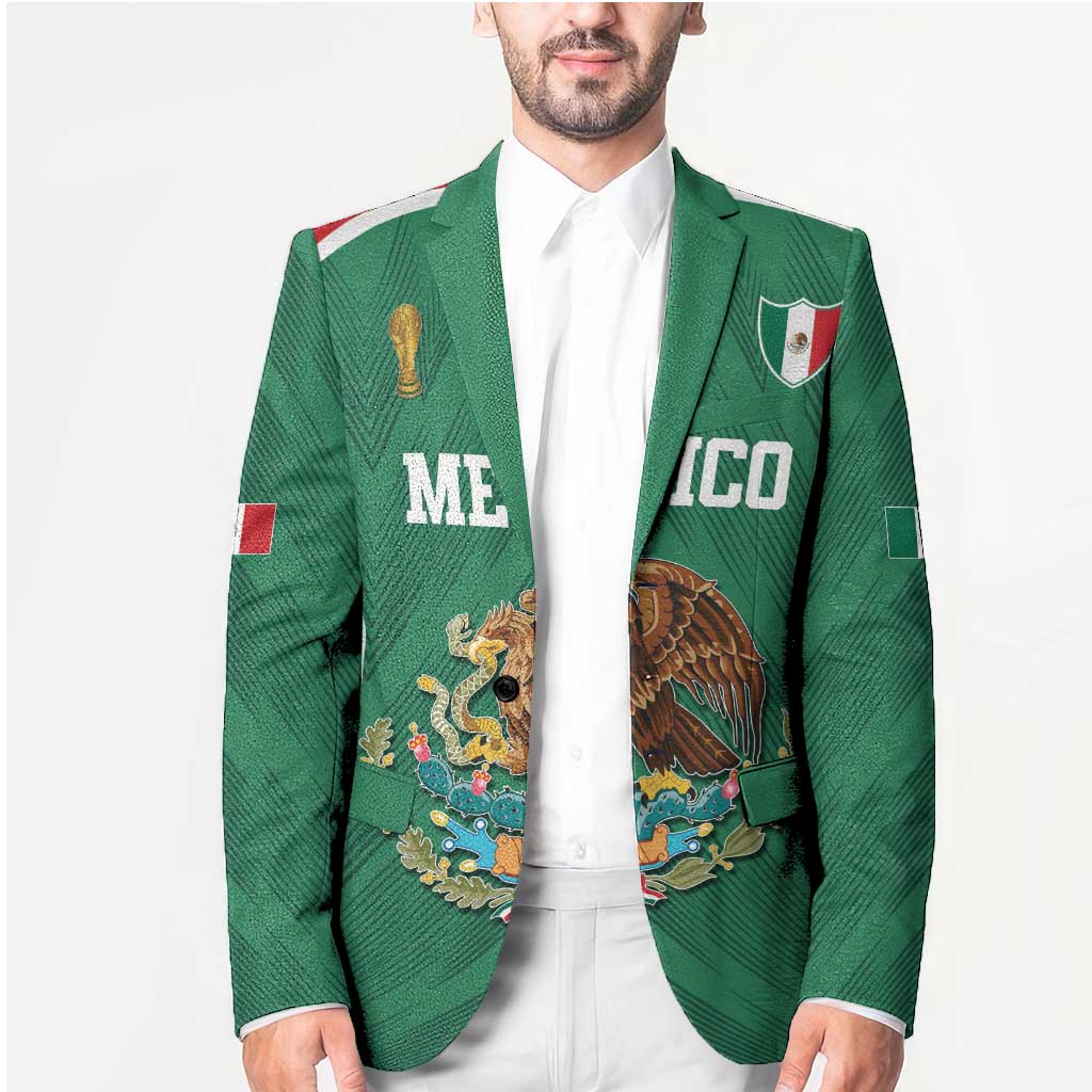 Custom Mexico Football Blazer El Tricolor World Cup Style - Wonder Print Shop