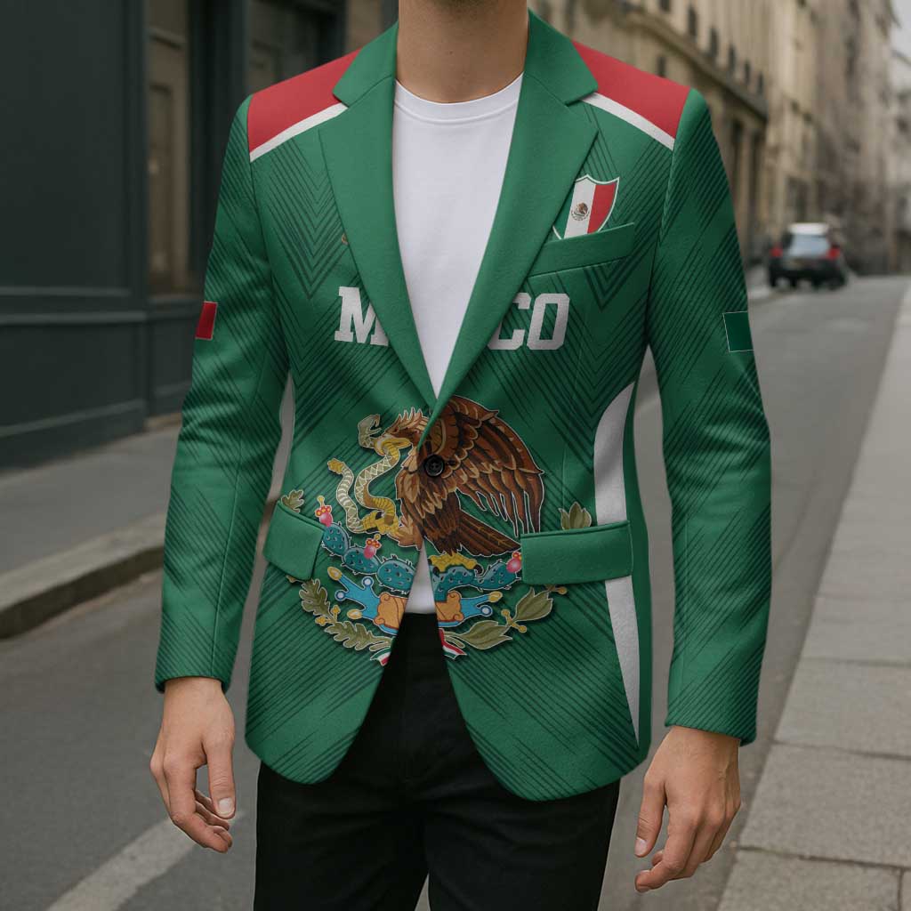 Custom Mexico Football Blazer El Tricolor World Cup Style - Wonder Print Shop