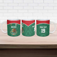 Custom Mexico Football Ceramic Mug El Tricolor World Cup Style - Wonder Print Shop