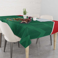 Custom Mexico Football Tablecloth El Tricolor World Cup Style - Wonder Print Shop