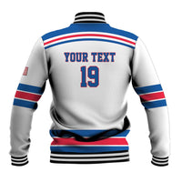 Custom USA Ice Hockey Baseball Jacket Let’s Go Champions