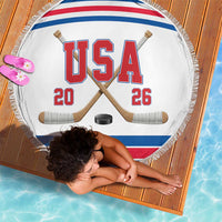 USA Ice Hockey Beach Blanket Let’s Go Champions