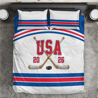 USA Ice Hockey Bedding Set Let’s Go Champions