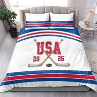 USA Ice Hockey Bedding Set Let’s Go Champions