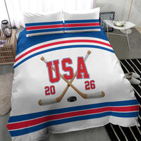 USA Ice Hockey Bedding Set Let’s Go Champions