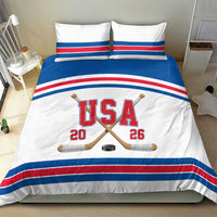 USA Ice Hockey Bedding Set Let’s Go Champions