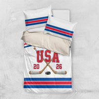 USA Ice Hockey Bedding Set Let’s Go Champions