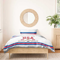 USA Ice Hockey Bedding Set Let’s Go Champions