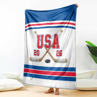 USA Ice Hockey Blanket Let’s Go Champions