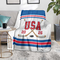 USA Ice Hockey Blanket Let’s Go Champions