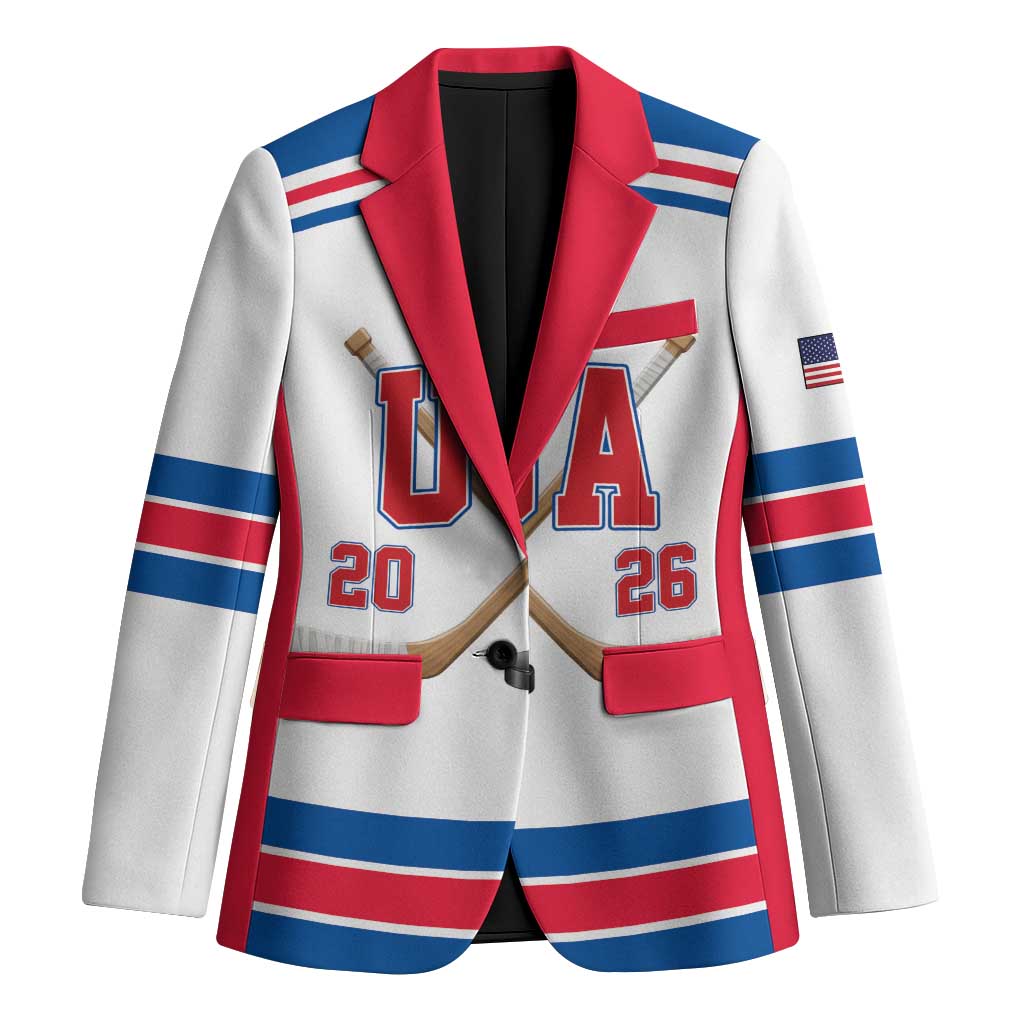 Custom USA Ice Hockey Blazer Let’s Go Champions