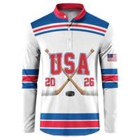 Custom USA Ice Hockey Button Sweatshirt Let’s Go Champions