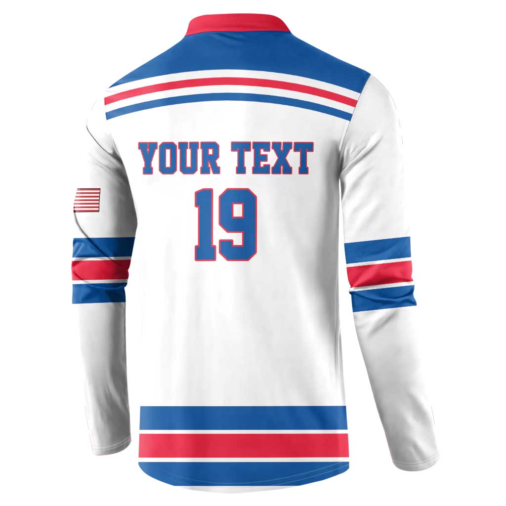 Custom USA Ice Hockey Button Sweatshirt Let’s Go Champions