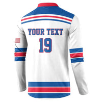 Custom USA Ice Hockey Button Sweatshirt Let’s Go Champions