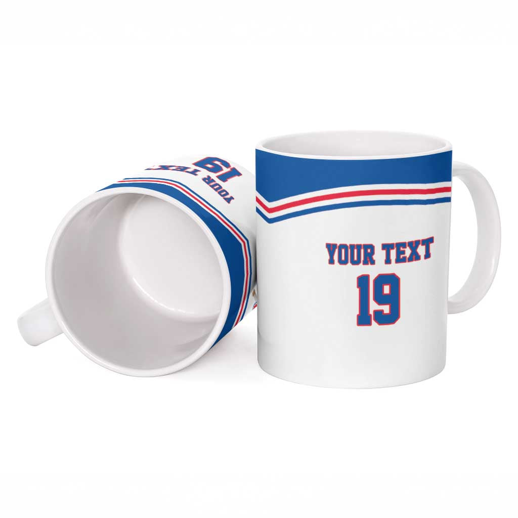Custom USA Ice Hockey Ceramic Mug Let’s Go Champions